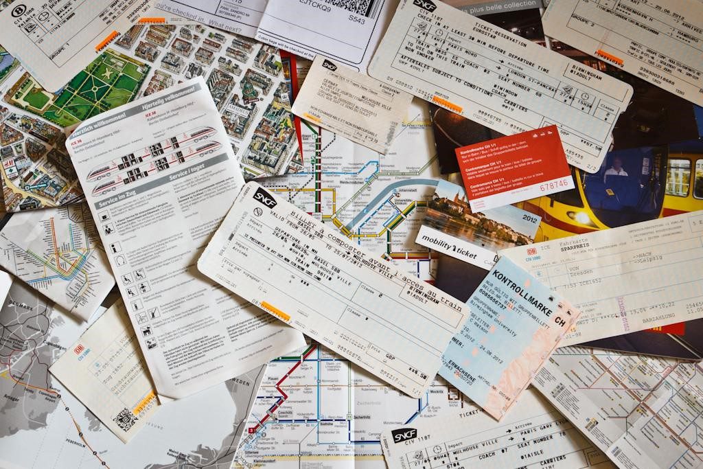 Document Your Travel Adventures - Ticket Collage